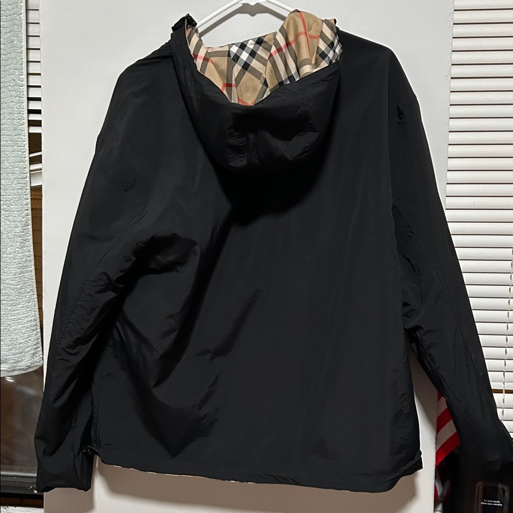 Black Jacket With Plaid Lining - image 4